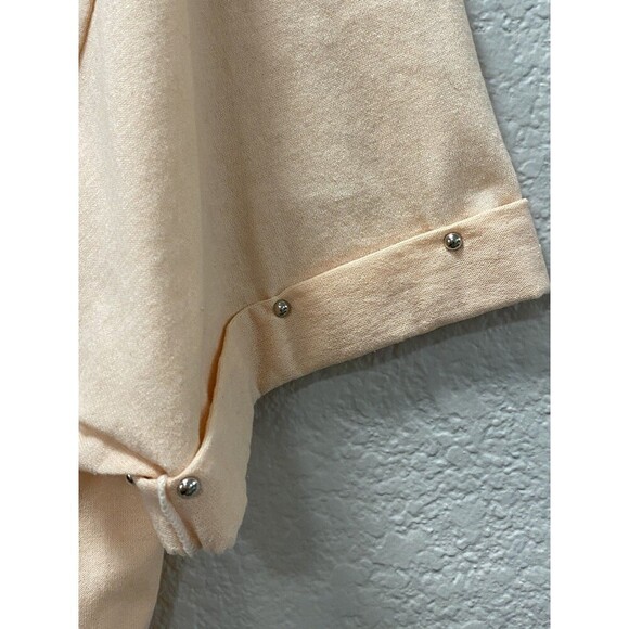 Vintage Rare Tony Ward Rare Xperiance Western Leather Fringe Studs Tee Large - Picture 5 of 7